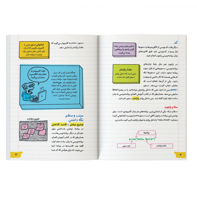 کتاب آموزش برنامهنویسی پایتون به زبان ساده اثر گرانت اسمیت ترجمه داود خاتمی نژاد نشر کیان