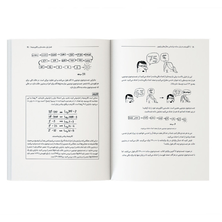 کتاب الگوریتم به زبان ساده براساس مثالهای پایتون اثر آدیتیا بهارگاوا ترجمه مهدی مرسلی نشر کیان