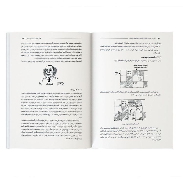 کتاب الگوریتم به زبان ساده براساس مثالهای پایتون اثر آدیتیا بهارگاوا ترجمه مهدی مرسلی نشر کیان