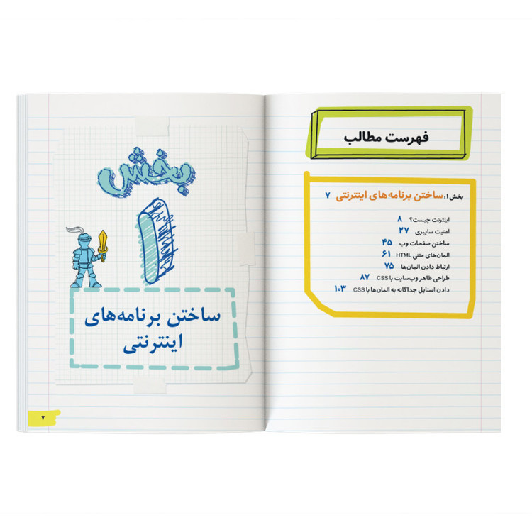 آموزش طراحی وبسایت به زبان ساده: HTML و CSS اثر گرانت اسمیت ترجمه داود خاتمی نژاد نشر کیان