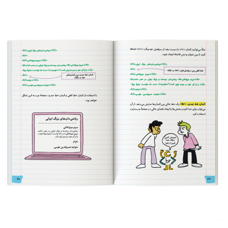 آموزش طراحی وبسایت به زبان ساده: HTML و CSS اثر گرانت اسمیت ترجمه داود خاتمی نژاد نشر کیان