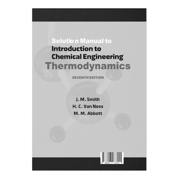 کتاب تشریح کامل مسائل مقدمهای بر ترمودینامیک مهندسی شیمی اثر جمعی از نویسندگان نشر کیان جلد اول